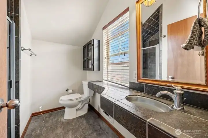 STUDIO BATH WITH WALK IN TILE SHOWER
