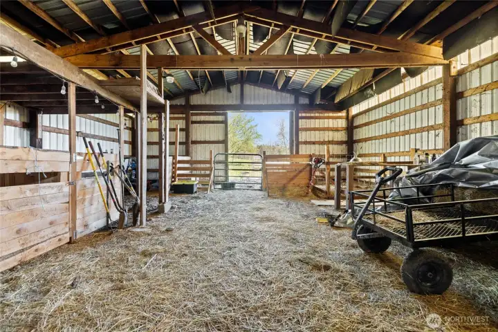 Barn interior