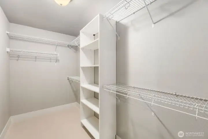 Primary Walk in Closet