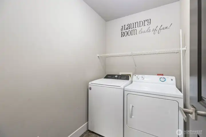 Laundry Upstairs