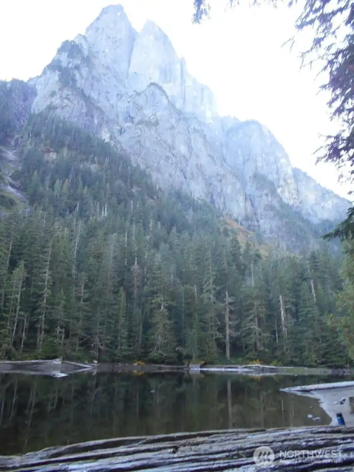Barkley Lake and Mt Baring