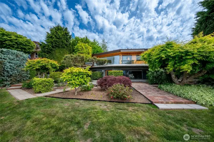 Mature yard