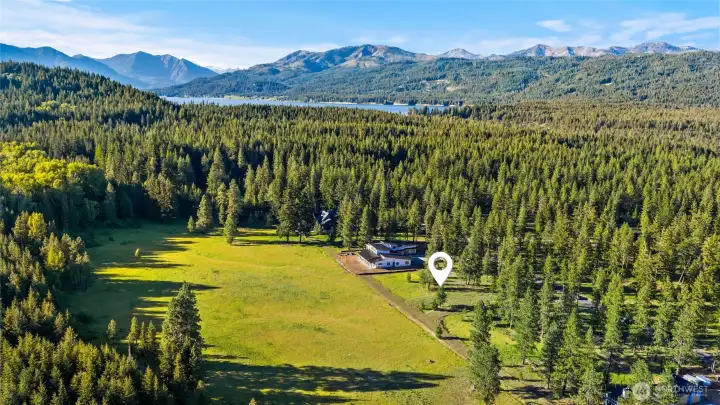 Aerial view of site