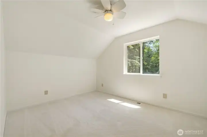 Second Bedroom with Vaulted Ceiling Second Bedroom with Vaulted Ceiling