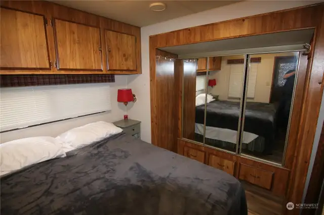 nice, private bedroom in the park model