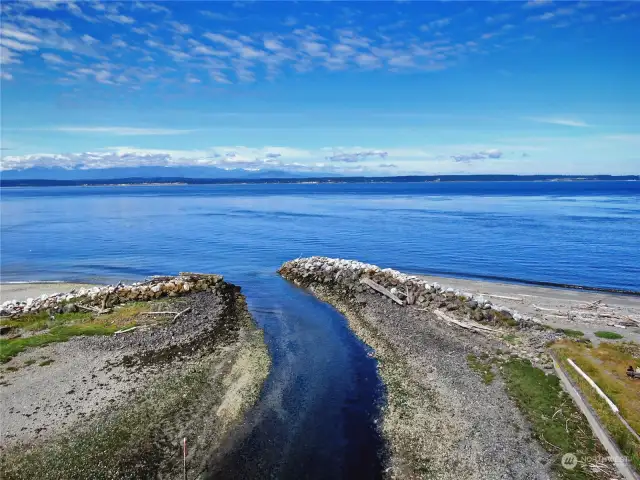 Canals lead to open waters, just waiting for you to explore.