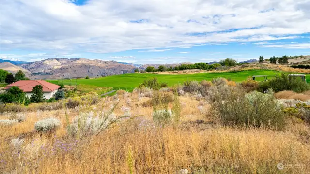 Prime location right on the 4th hole with mountain views!