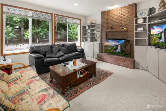 Family Room looking out to the back yard