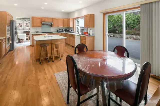 Kitchen with eating space