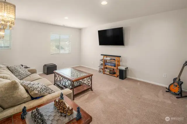 Spacious upper level 4th bedroom, currently used as a bonus room