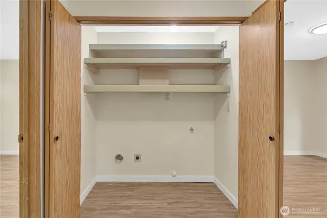 Laundry area.