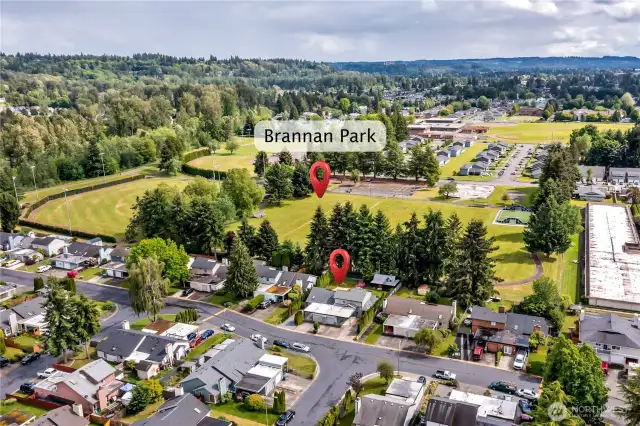 Close to HWY 167 and Brannan Park