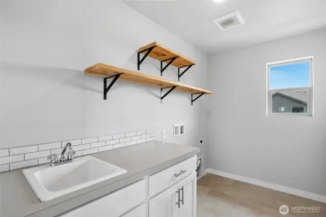 Laundry upstairs