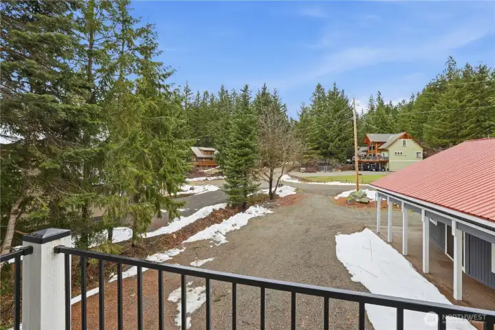 View from ADU from Living Room