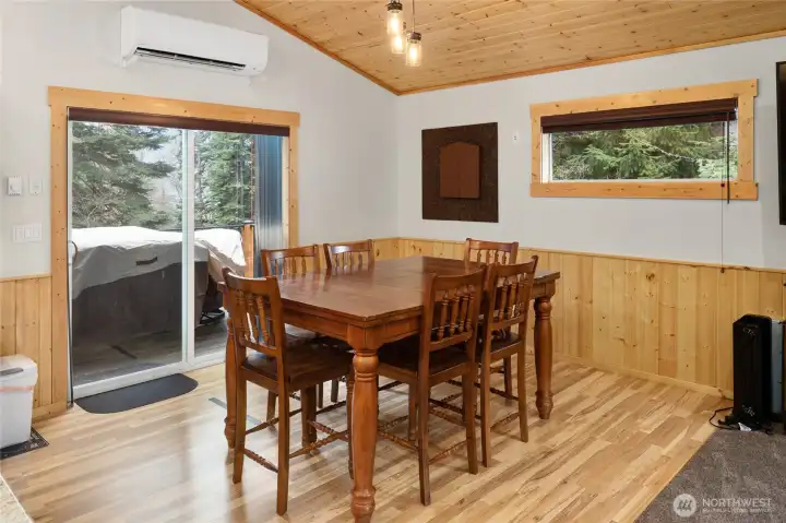 Apartment dining area
