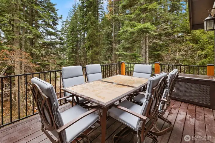 Apartment Deck w/partial lake view