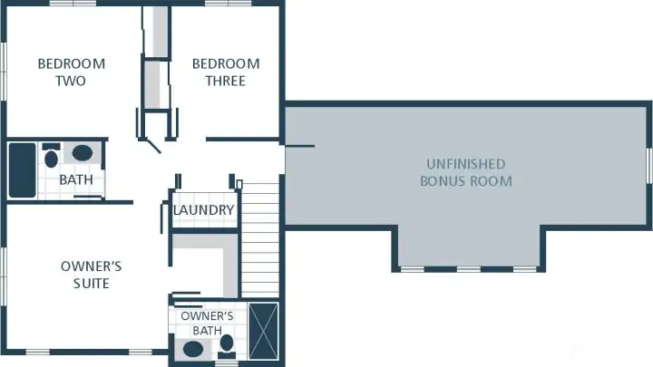 Image is a rendering Photographs are for illustrative purposes only. Features, finishes, interior/exterior colors, landscaping and floorplan shown may vary from actual homes built.