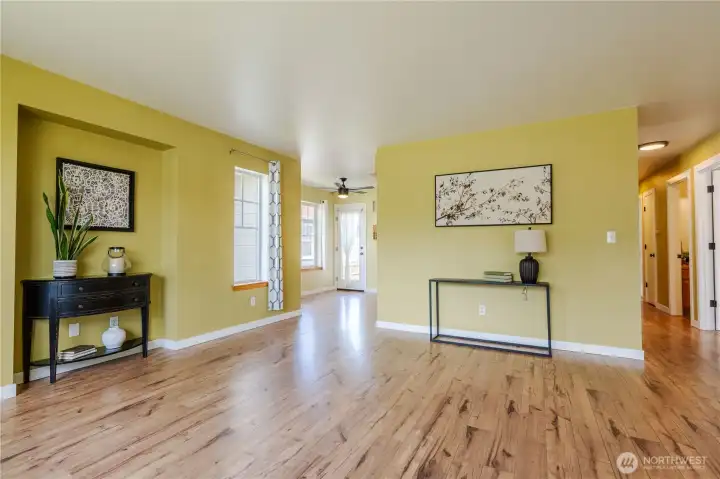 The home has a nice floor plan.