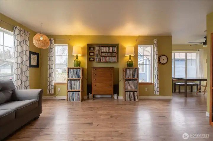 Laminate Flooring is durable and easy to clean.