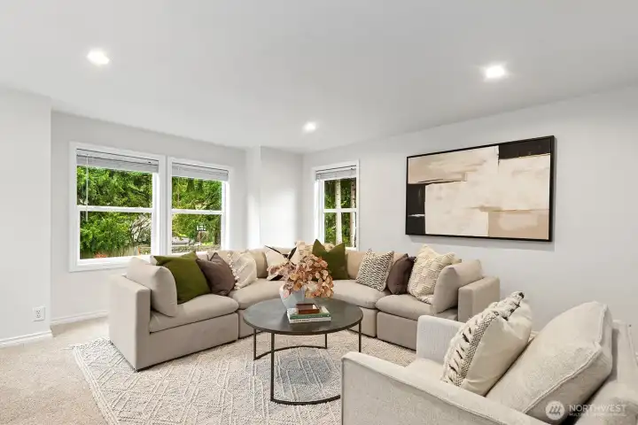 Bedroom 4 on upper level also makes a great bonus room