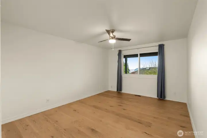 Lower level third bedroom. View, view, view!