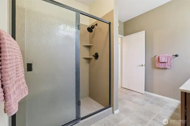 Large step in shower