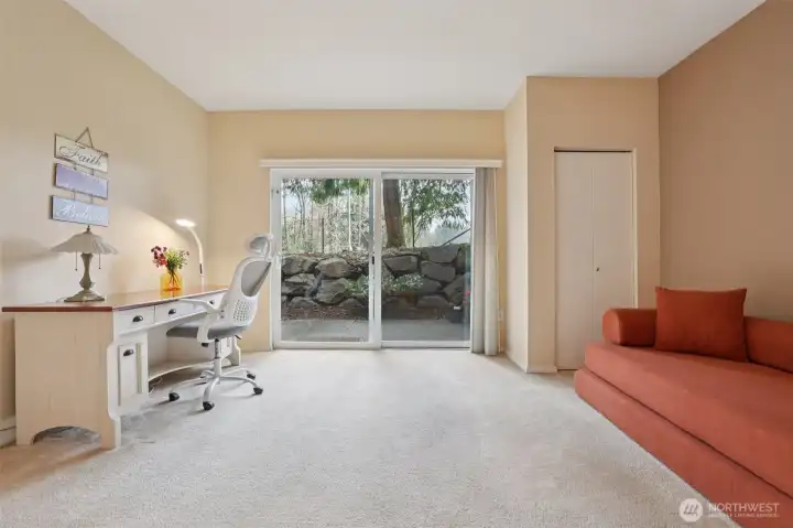 This room could be art room, work out room, media room, guest room or a second living room