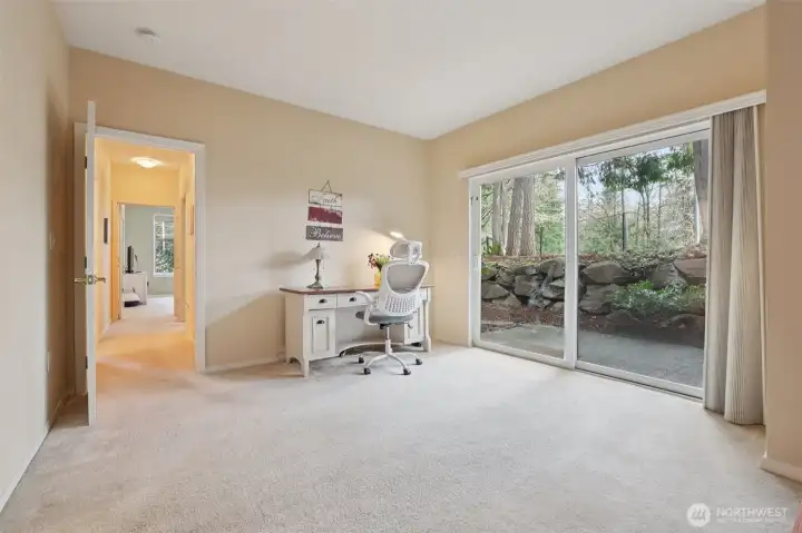 2nd Bedroom with a great patio