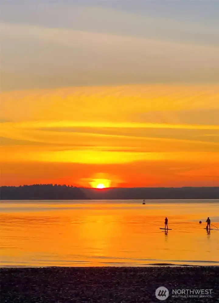 End the day with a spectacular sunset!