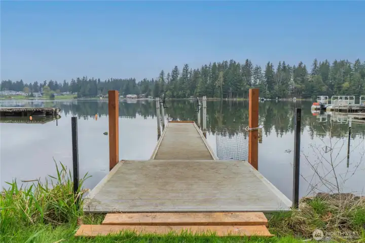 Dock with (2) Jet Ski Lifts