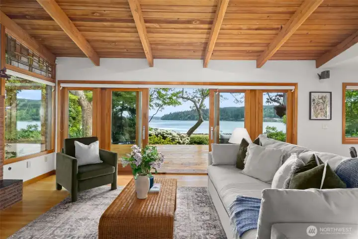 The view doesn't wait for you to walk outside...