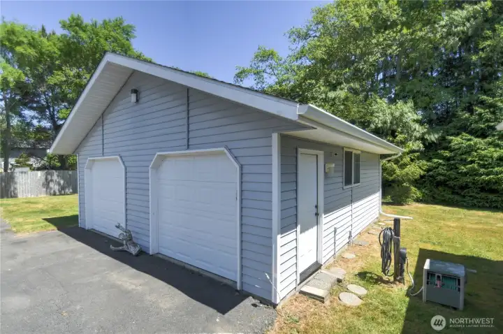Detached garage #1 Electric car charge ready