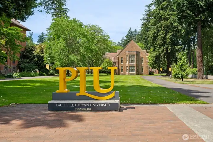 Blocks from Pacific Lutheran University.