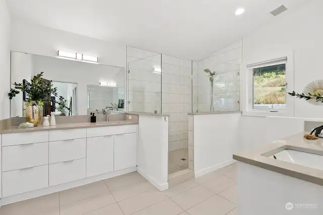 Beautiful primary bathroom