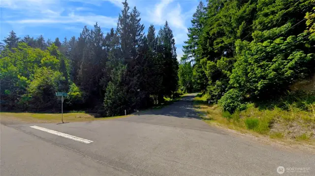 Access to N Shar Lane off Hwy 101