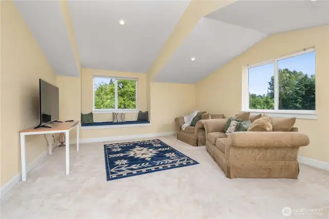 Extra large bonus room upstairs