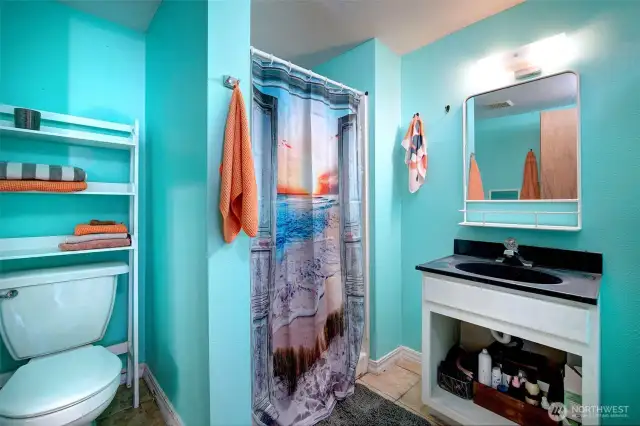 2nd bathroom .75 (3/4) on lower level