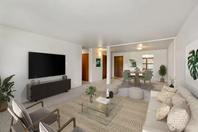 Generous Living Space