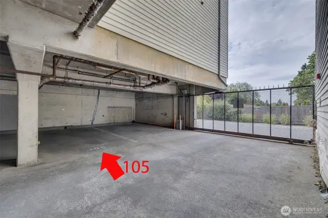 Dedicated Covered Parking Garage