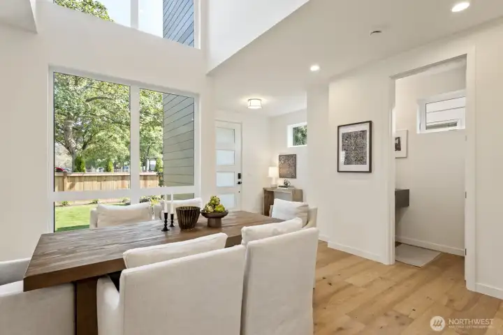 Architectural design highlights natural light and brings nature into your home