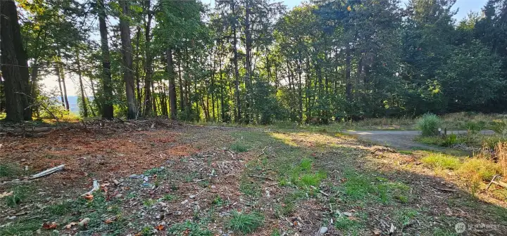 view toward the sound from the additional lot