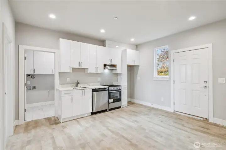 ADU kitchen/living area. Mother-in-law? Airbnb? Living in Nanny?  So many options?