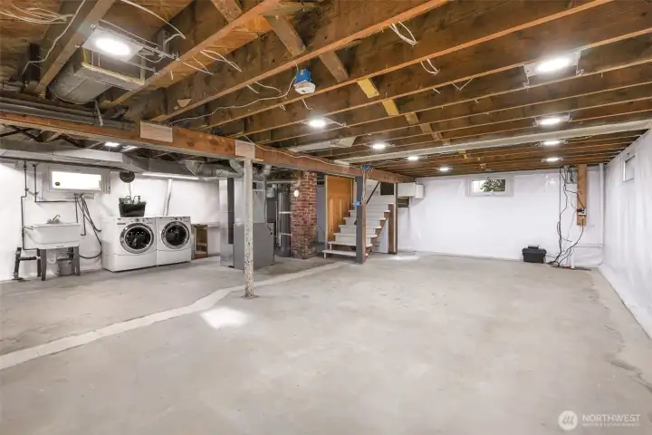 780 sq ft basement leaves room for plenty of imagination.