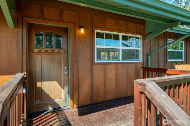 Main entrance to your new sanctuary.