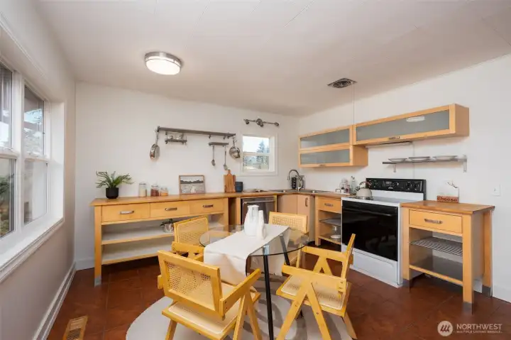 Sitting here you will have westerly views of the creek and all the wildlife that will be walking by your back yard.