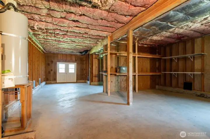 WOW! Some serious space for storing all your outdoor toys or fishing, hunting, hiking, skiing items! Not to mention holiday decorations! Or get creative with your ideas!