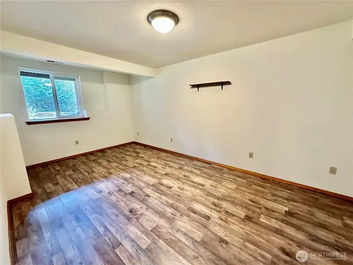 2nd of two additional rooms in the lower level...perfect for guest bedroom or office space.  This room also has a closet.