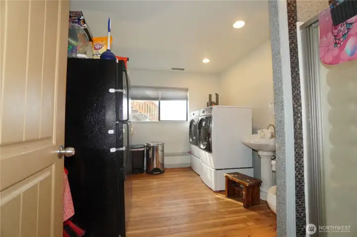 lower level bath and utility room lower level bath and utility room