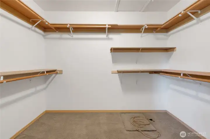 Main primary walk-in closet