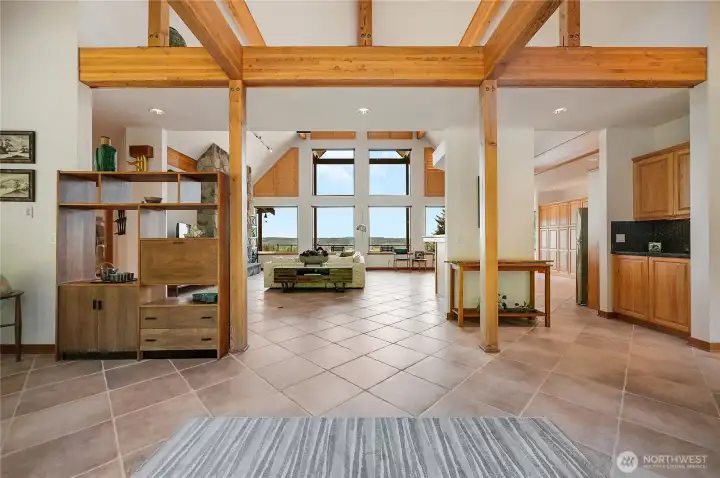 Beautiful beams throughout.